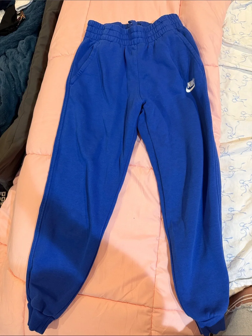 Nike Royal Blue Kids Fleece Joggers